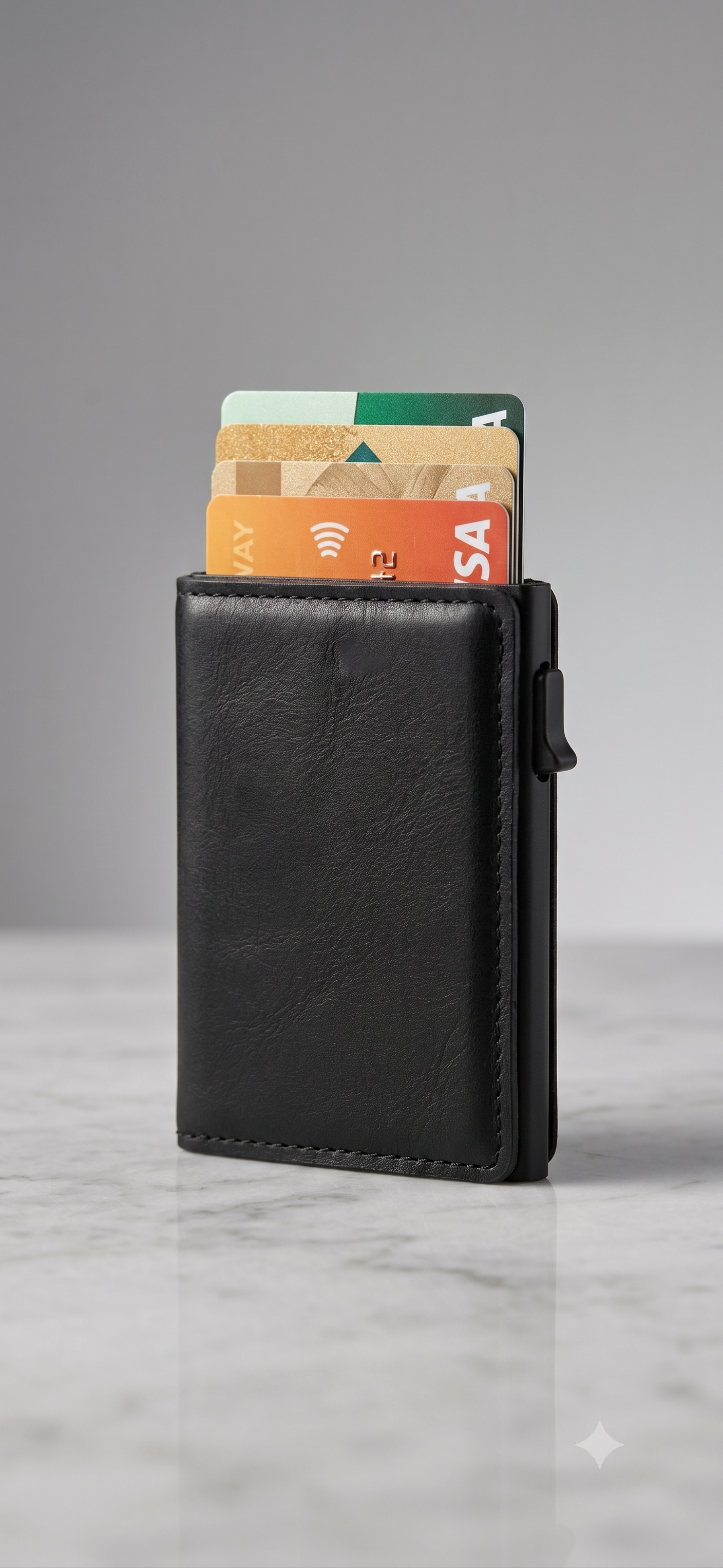 Smart pop-up Metal Card Holder