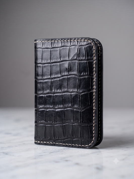 Handcrafted Textured Leather Men's Wallet