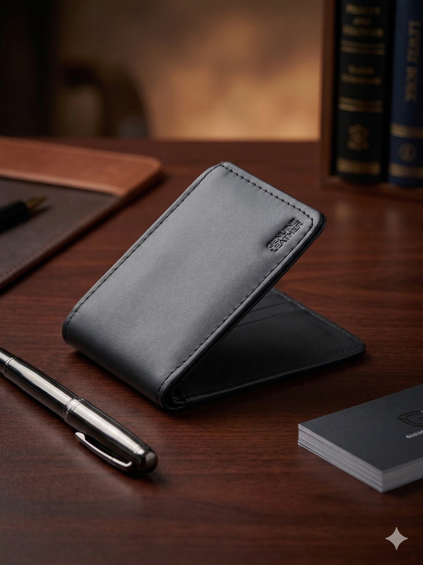 Genuine Leather Slim Wallet