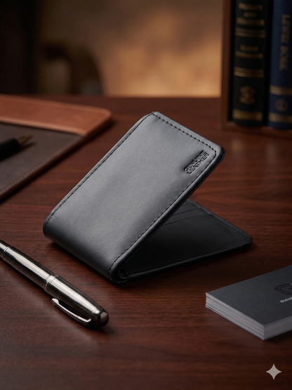 Genuine Leather Slim Dollar Size Wallet