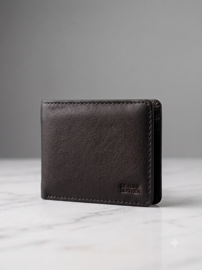 Genuine Leather Slim Dollar Size Wallet