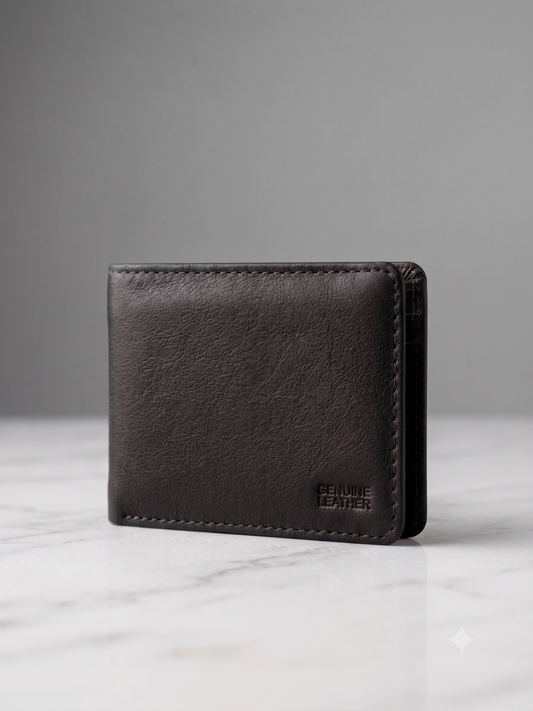 Genuine Leather Slim Dollar Size Wallet