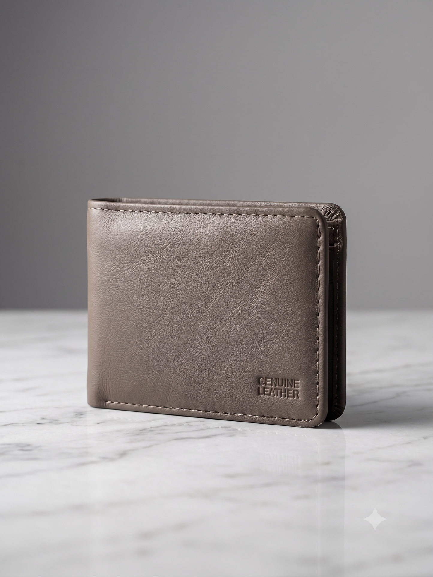 Genuine Leather Slim Dollar Size Wallet