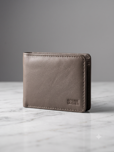 Genuine Leather Slim Dollar Size Wallet