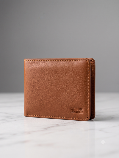 Genuine Leather Slim Dollar Size Wallet
