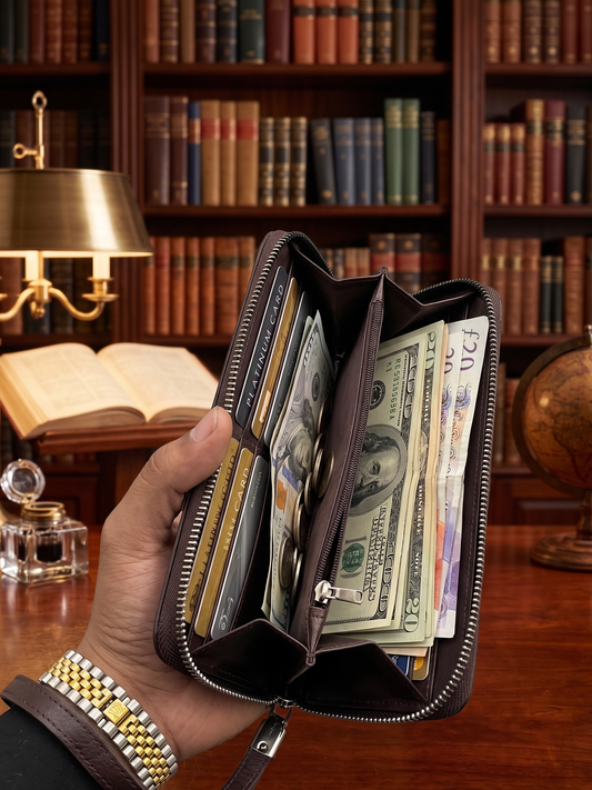 Premium Long Zipper Wallet (Unisex)