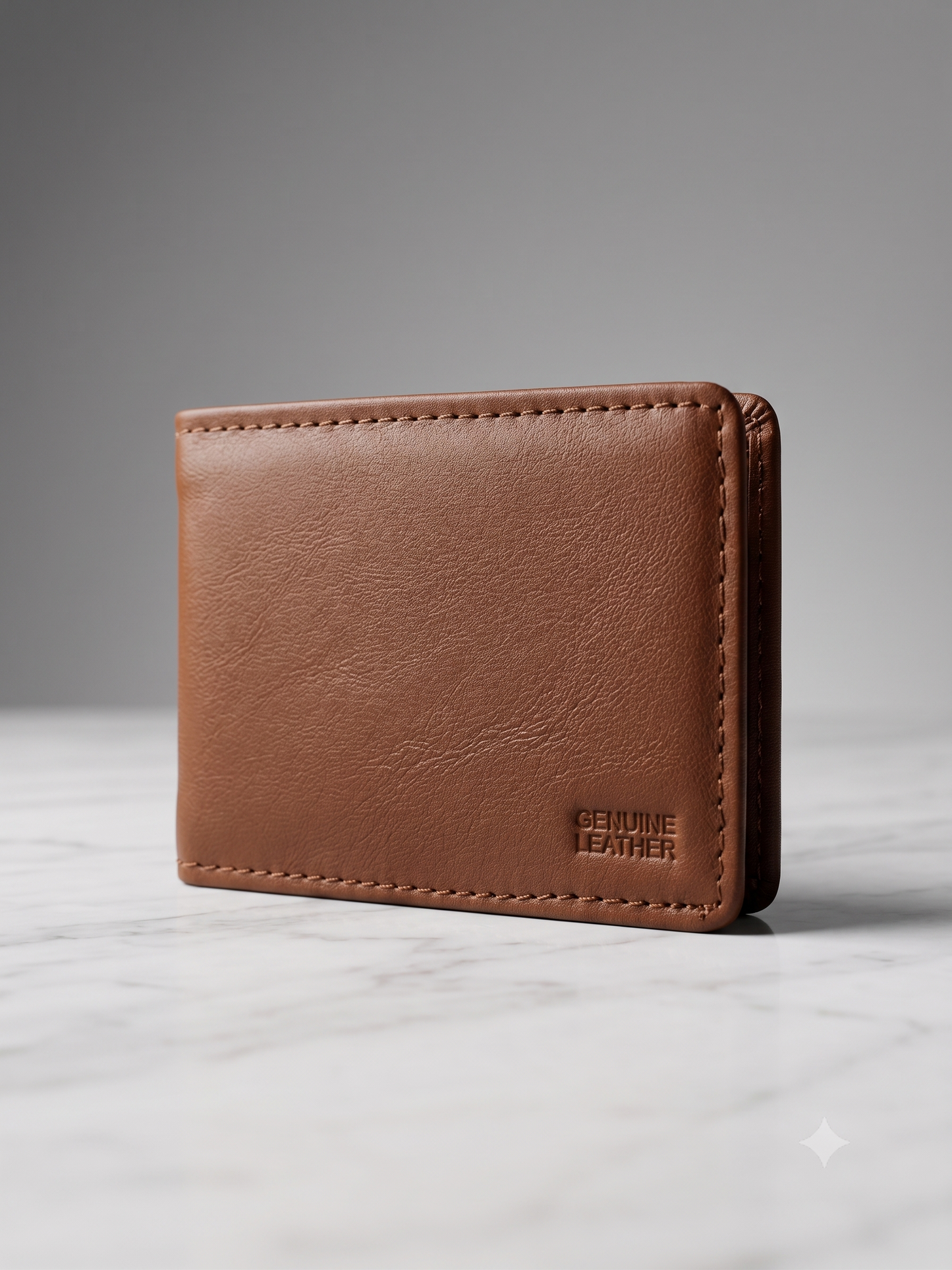 Genuine Leather Slim Dollar Size Wallet
