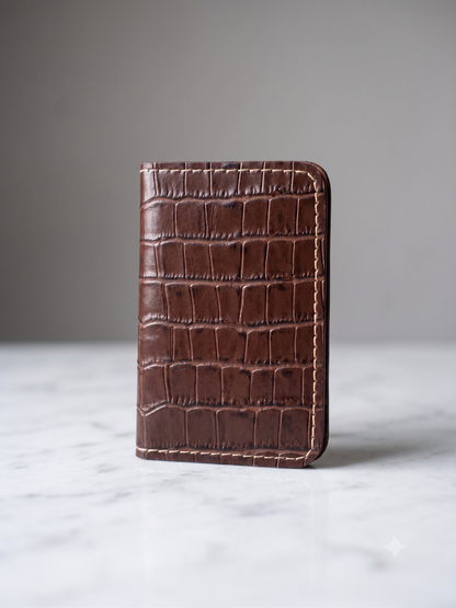 Handcrafted Textured Leather Men's Wallet