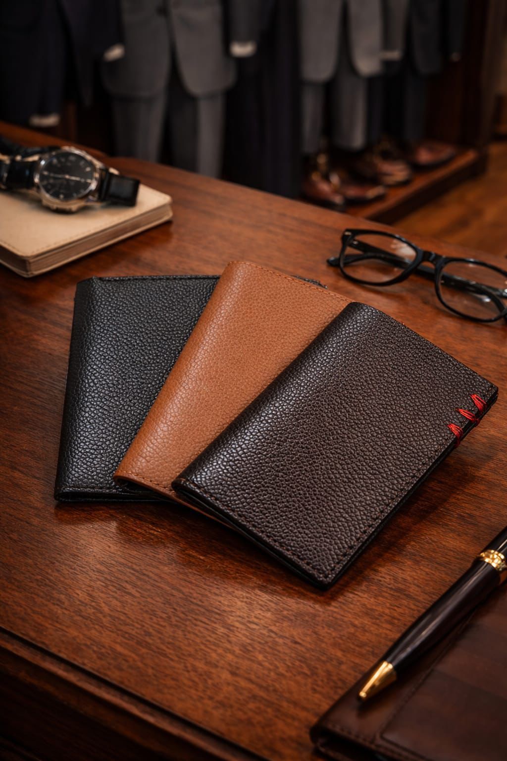 TPC Premium Leather Wallet & Card Holder