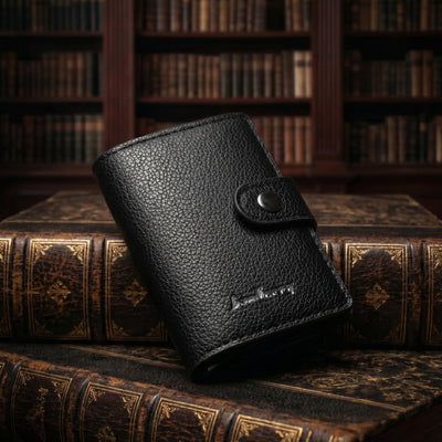 Smart Pop-Up Metal Card Holder with Cash Compartment